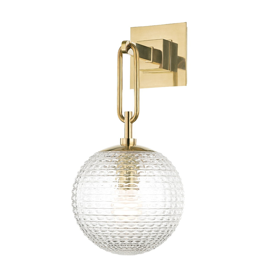 Hudson Valley Canada - 7101-AGB - One Light Wall Sconce - Jewett - Aged Brass
