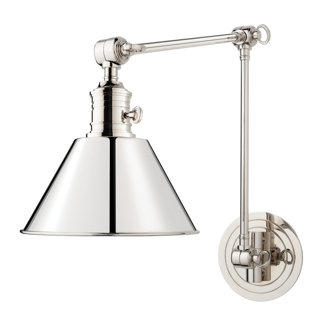 Hudson Valley Canada - 8323-PN - One Light Wall Sconce - Garden City - Polished Nickel