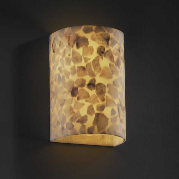 Alabaster Rocks Two Light Wall Sconce Justice Designs
