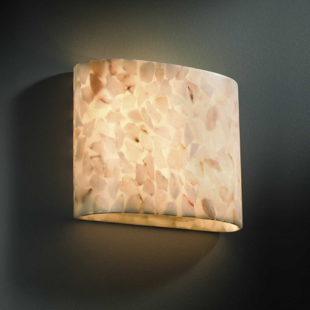 Alabaster Rocks Two Light Wall Sconce Justice Designs
