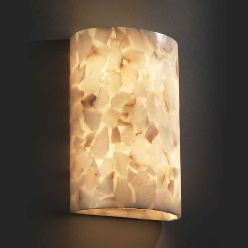 Alabaster Rocks Two Light Wall Sconce Justice Designs