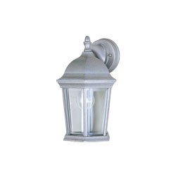 Maxim - 1024PE - One Light Outdoor Wall Lantern - Builder Cast - Pewter