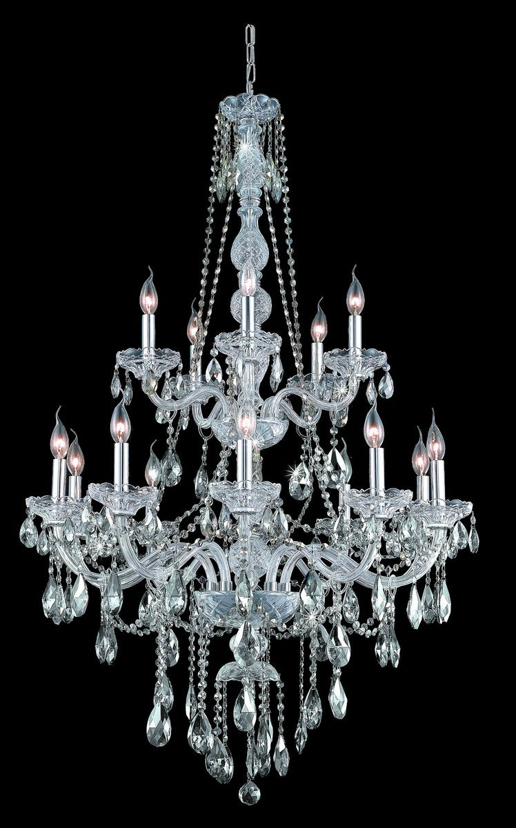 Verona 15 Light Chandelier in Chrome - available from The Lighting Shoppe, trusted by Canadian homeowners