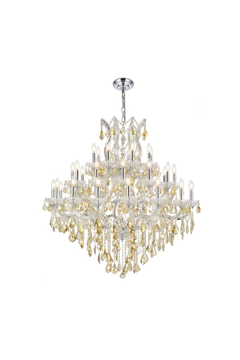 Maria Theresa 37 Light Chandelier in Chrome - available from The Lighting Shoppe, trusted by Canadian homeowners