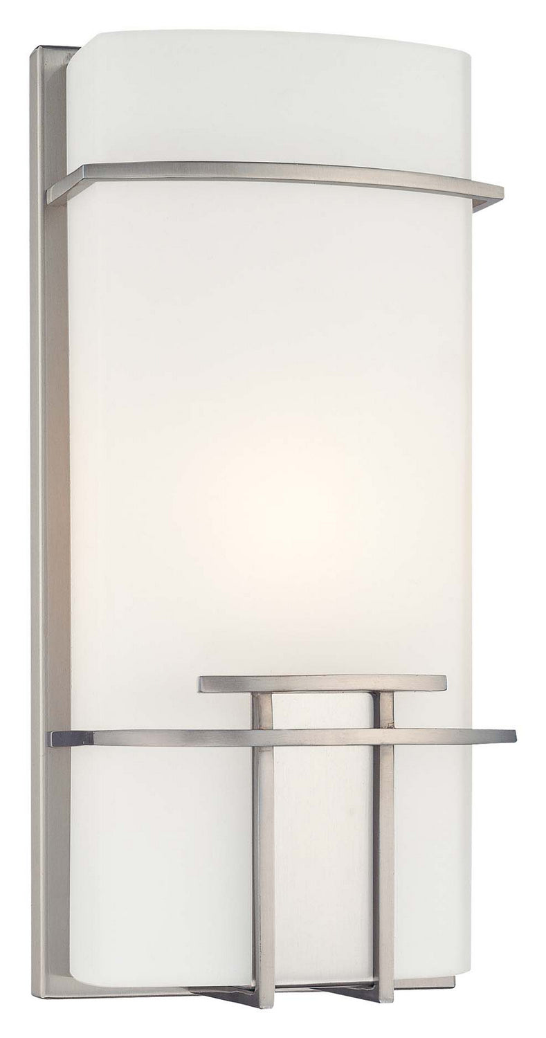 George Kovacs One Light Wall Sconce in Brushed Nickel - available from The Lighting Shoppe, trusted by Canadian homeowners