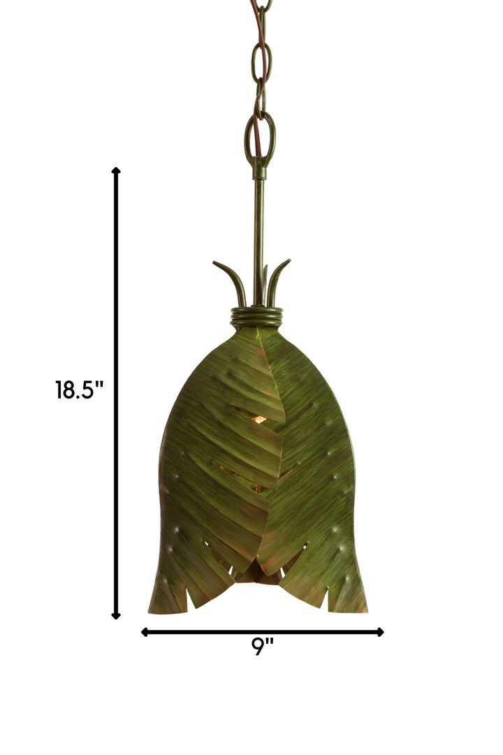 Varaluz - 901M01 - One Light Mini Pendant - Banana Leaf - Banana Leaf