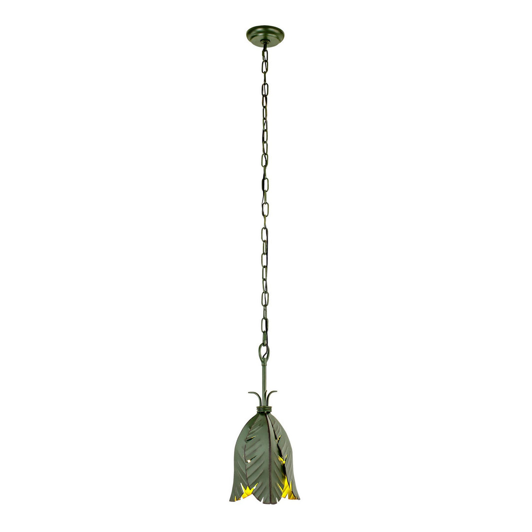 Varaluz - 901M01 - One Light Mini Pendant - Banana Leaf - Banana Leaf