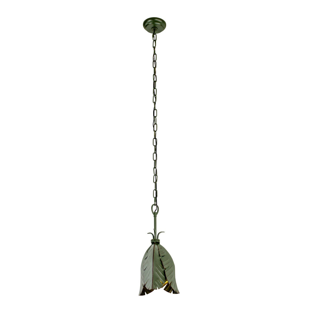 Varaluz - 901M01 - One Light Mini Pendant - Banana Leaf - Banana Leaf