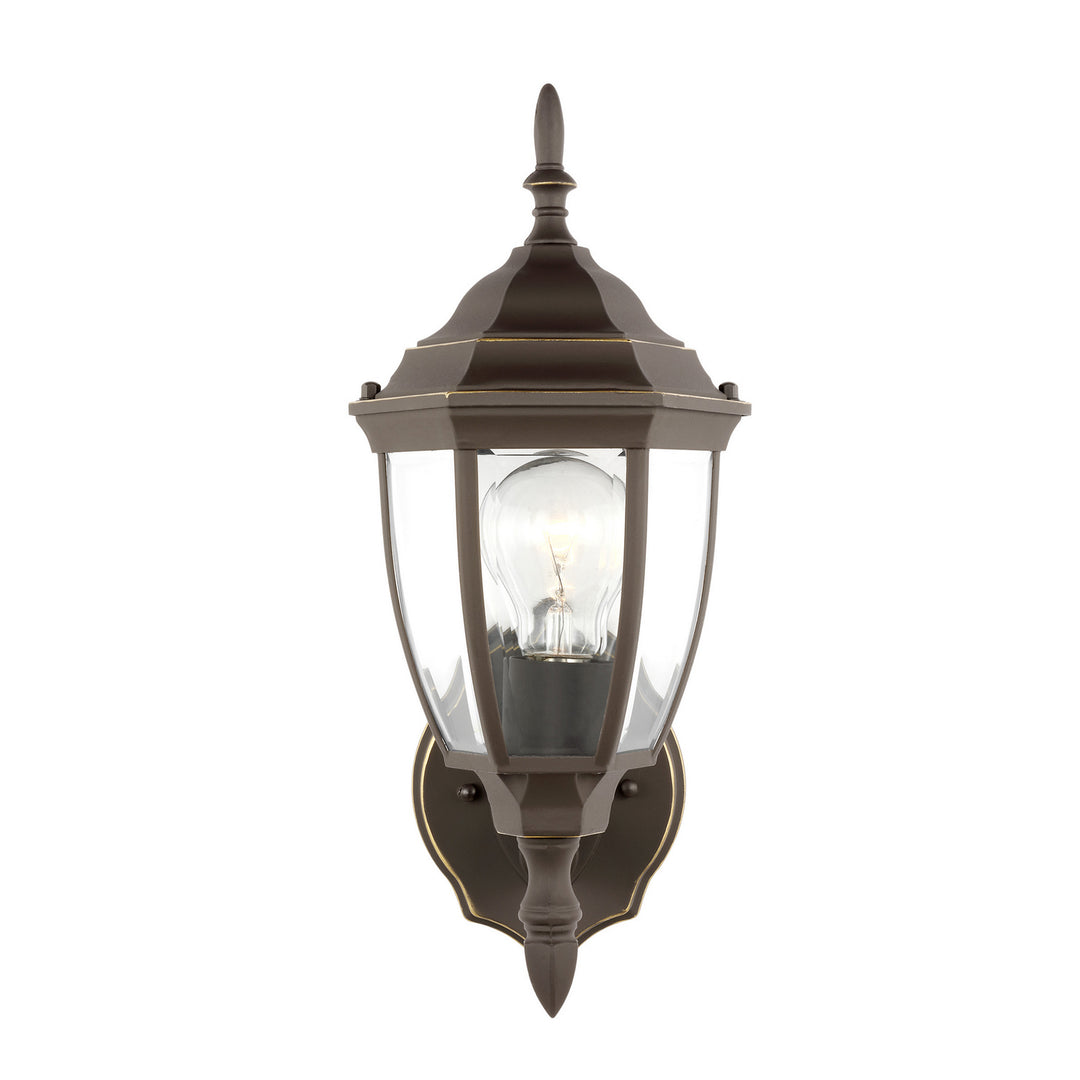 Bakersville One Light Outdoor Wall Lantern in Antique Bronze - available from The Lighting Shoppe, trusted by Canadian homeowners
