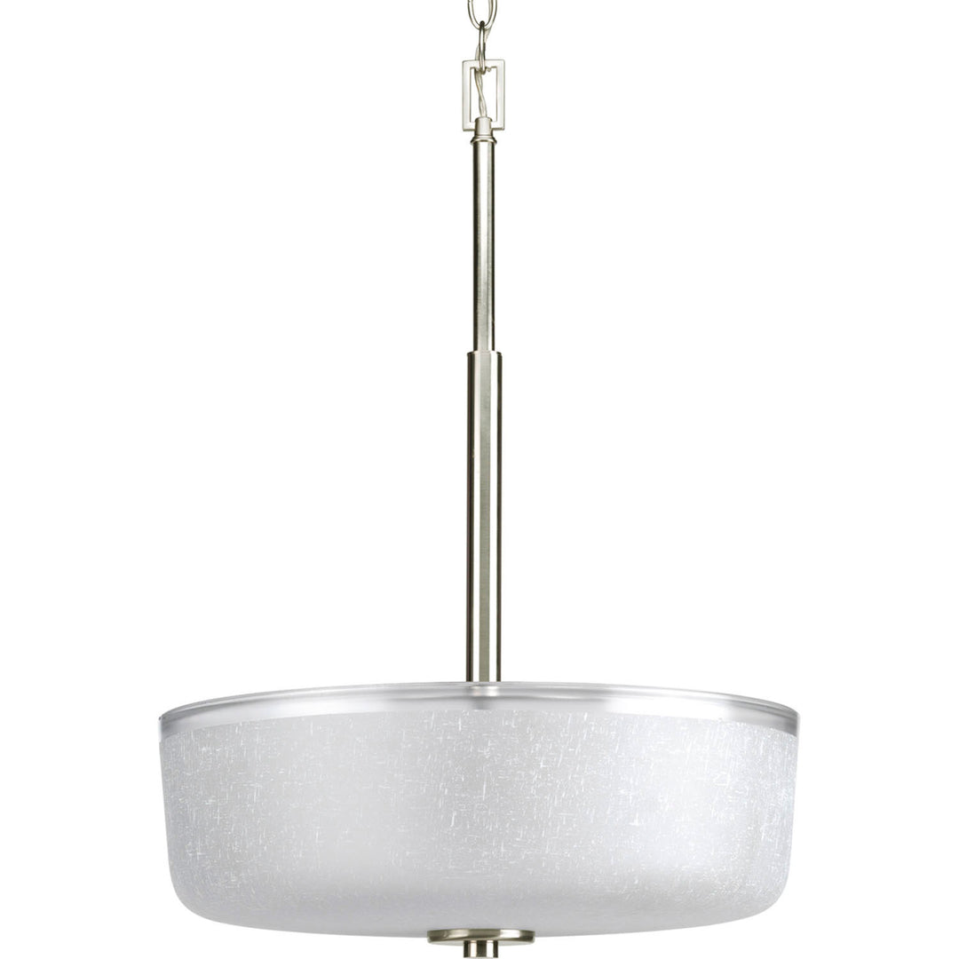 Progress Canada - P3846-09 - Three Light Foyer Pendant - Alexa - Brushed Nickel