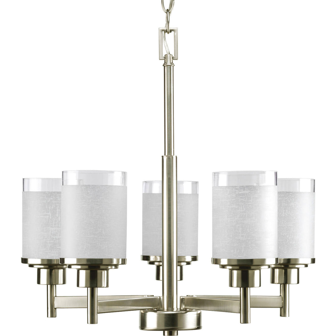 Progress Canada - P4459-09 - Five Light Chandelier - Alexa - Brushed Nickel