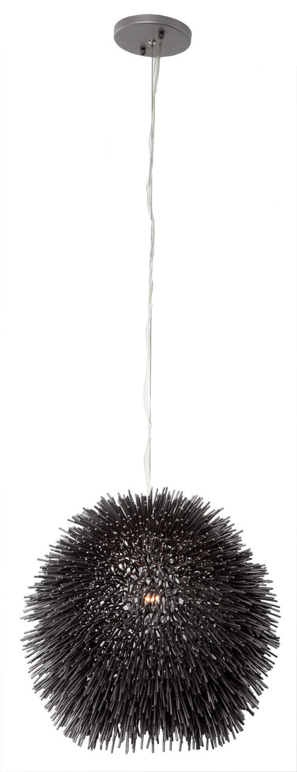 Urchin One Light Mini Pendant in Black - available from The Lighting Shoppe, trusted by Canadian homeowners