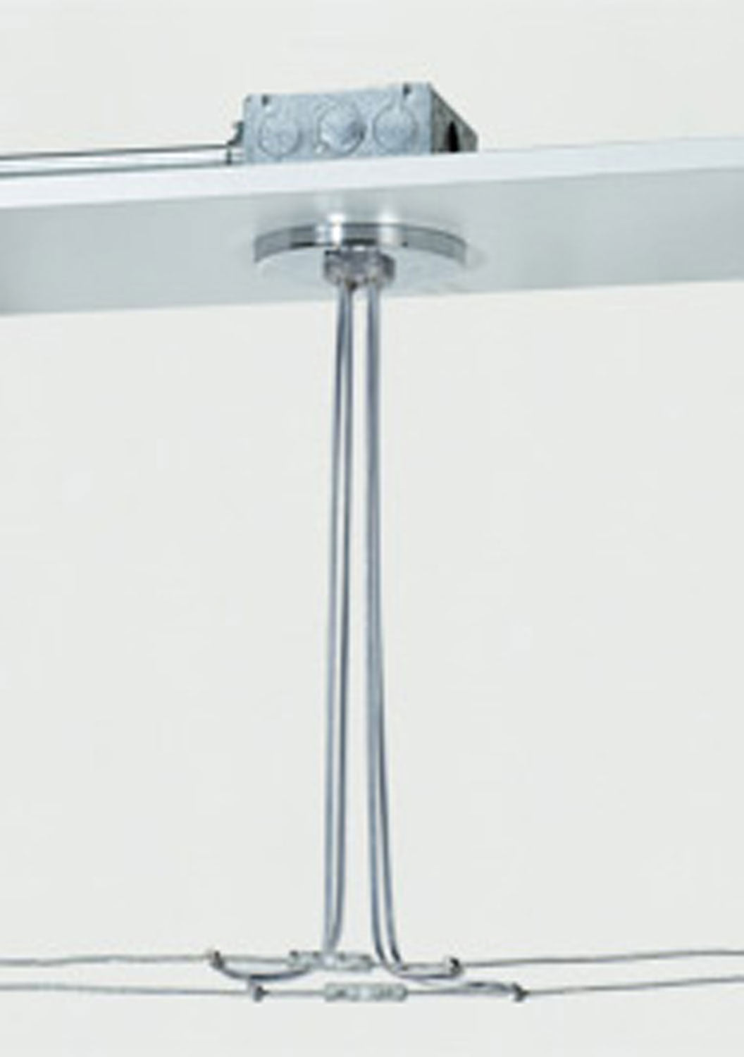 Kl 4In Rnd Power Feed Canopy Dual-Feed in Satin Nickel - available from The Lighting Shoppe, trusted by Canadian homeowners