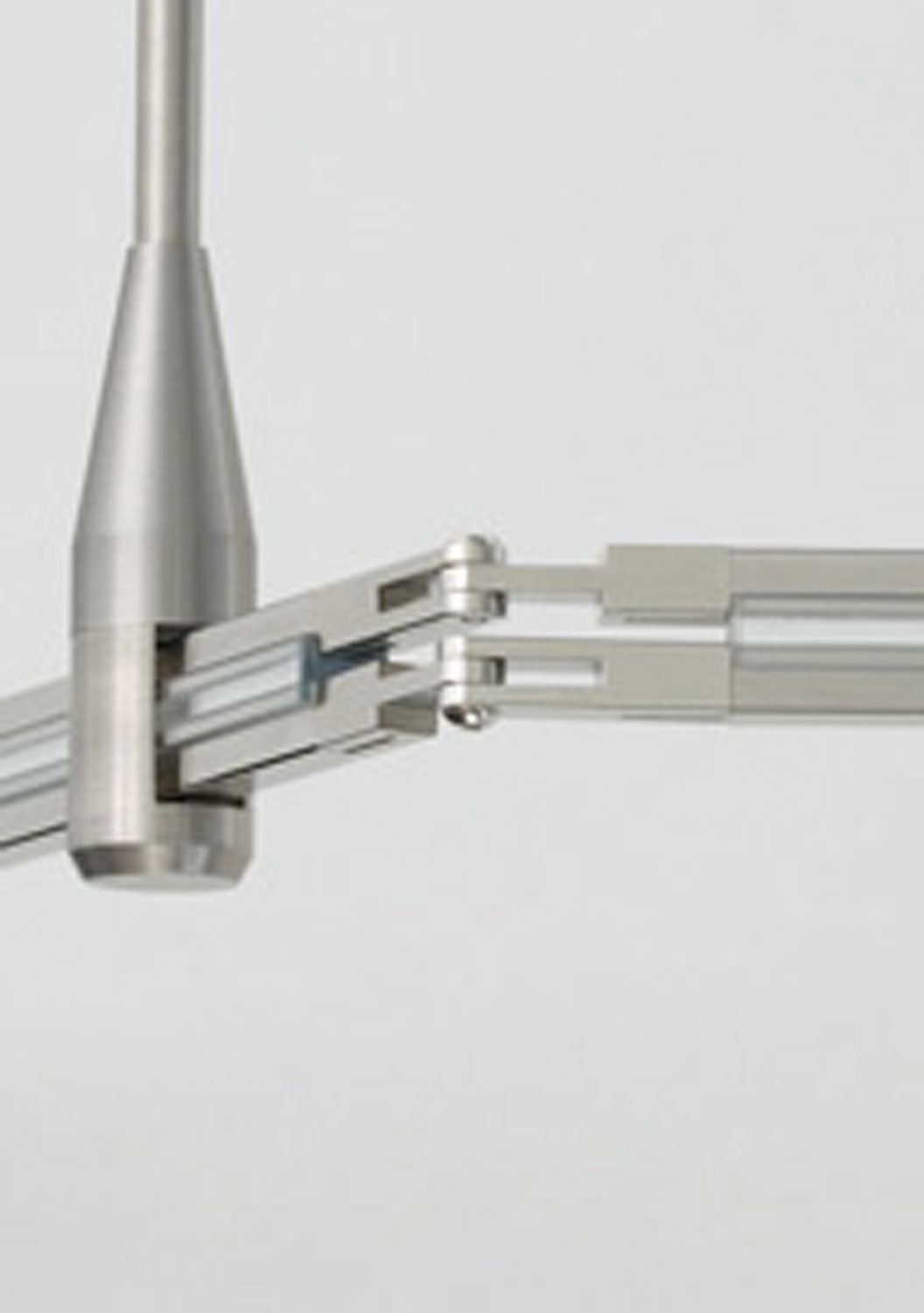Monorail Flexible Connectors in Satin Nickel - available from The Lighting Shoppe, trusted by Canadian homeowners