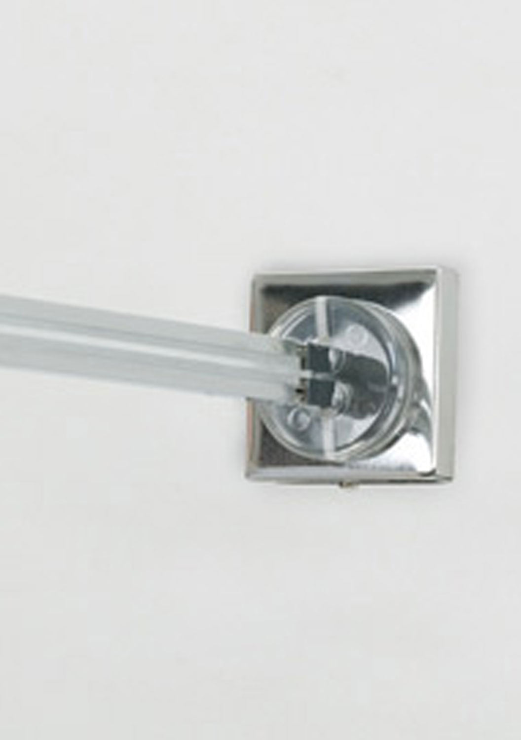 MonoRail 2" Square Direct-End Power Feed in Satin Nickel - available from The Lighting Shoppe, trusted by Canadian homeowners