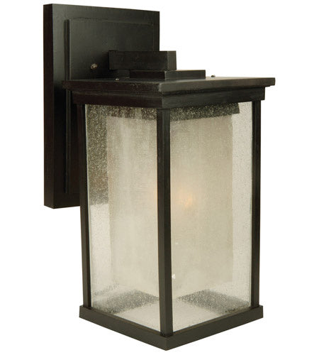 Riviera One Light Wall Mount in Oiled Bronze (Outdoor) - available from The Lighting Shoppe, trusted by Canadian homeowners
