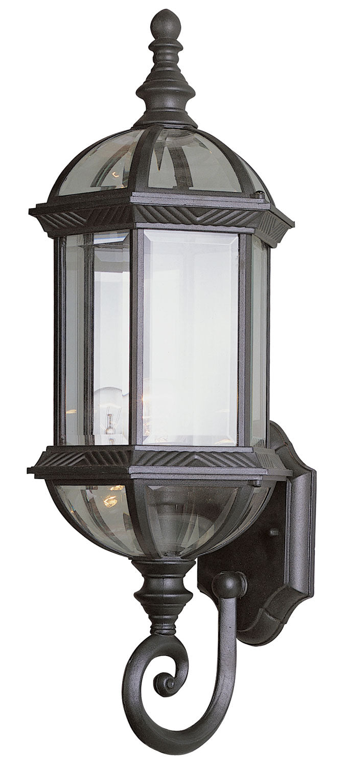 Wentworth One Light Wall Lantern in Black - available from The Lighting Shoppe, trusted by Canadian homeowners