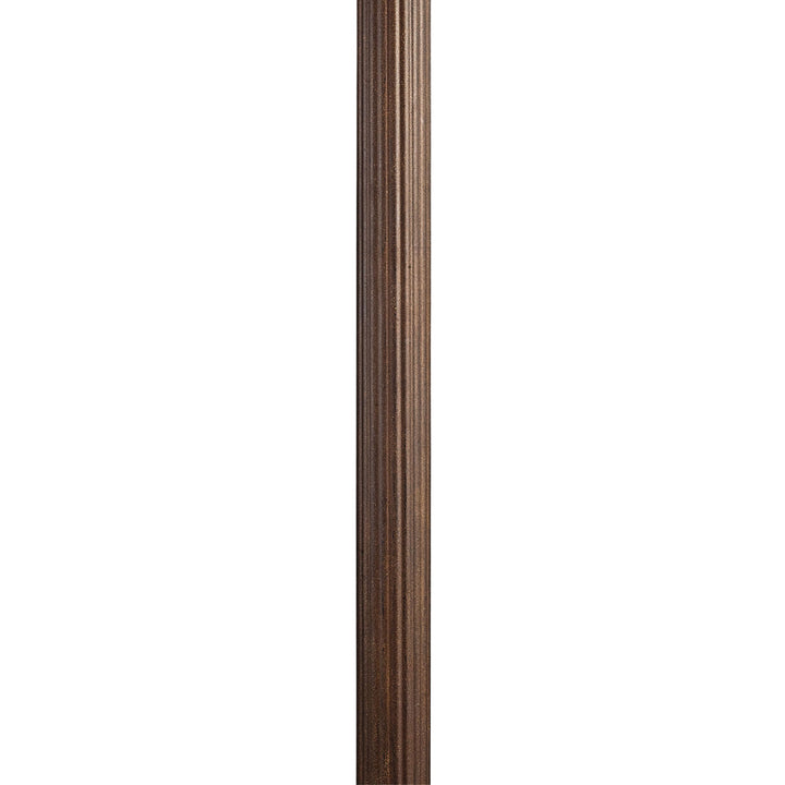 Kichler Canada - 9595BST - Outdoor Fluted Post - Accessory - Brown Stone