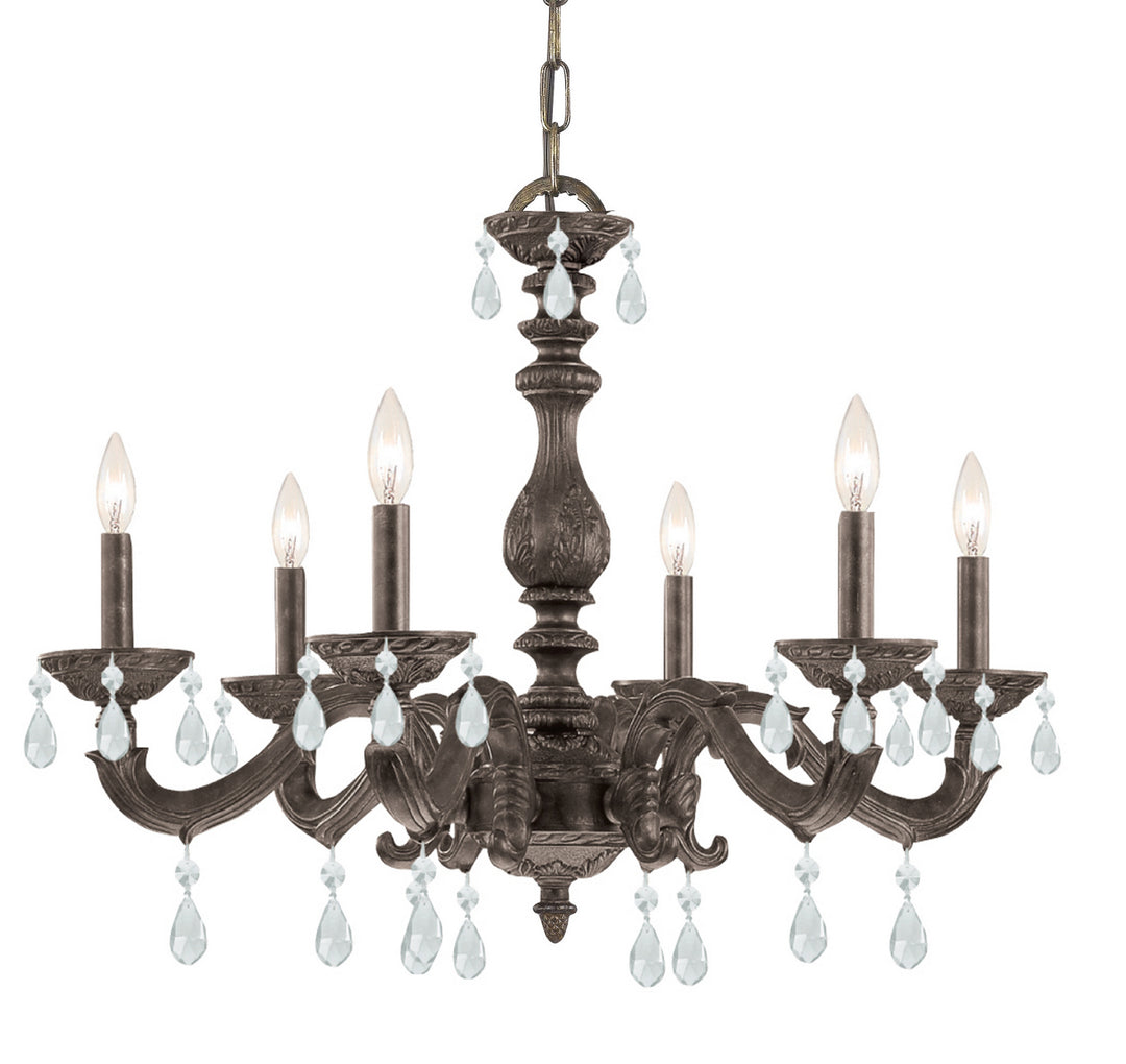 Paris Market Six Light Chandelier in Venetian Bronze - available from The Lighting Shoppe, trusted by Canadian homeowners