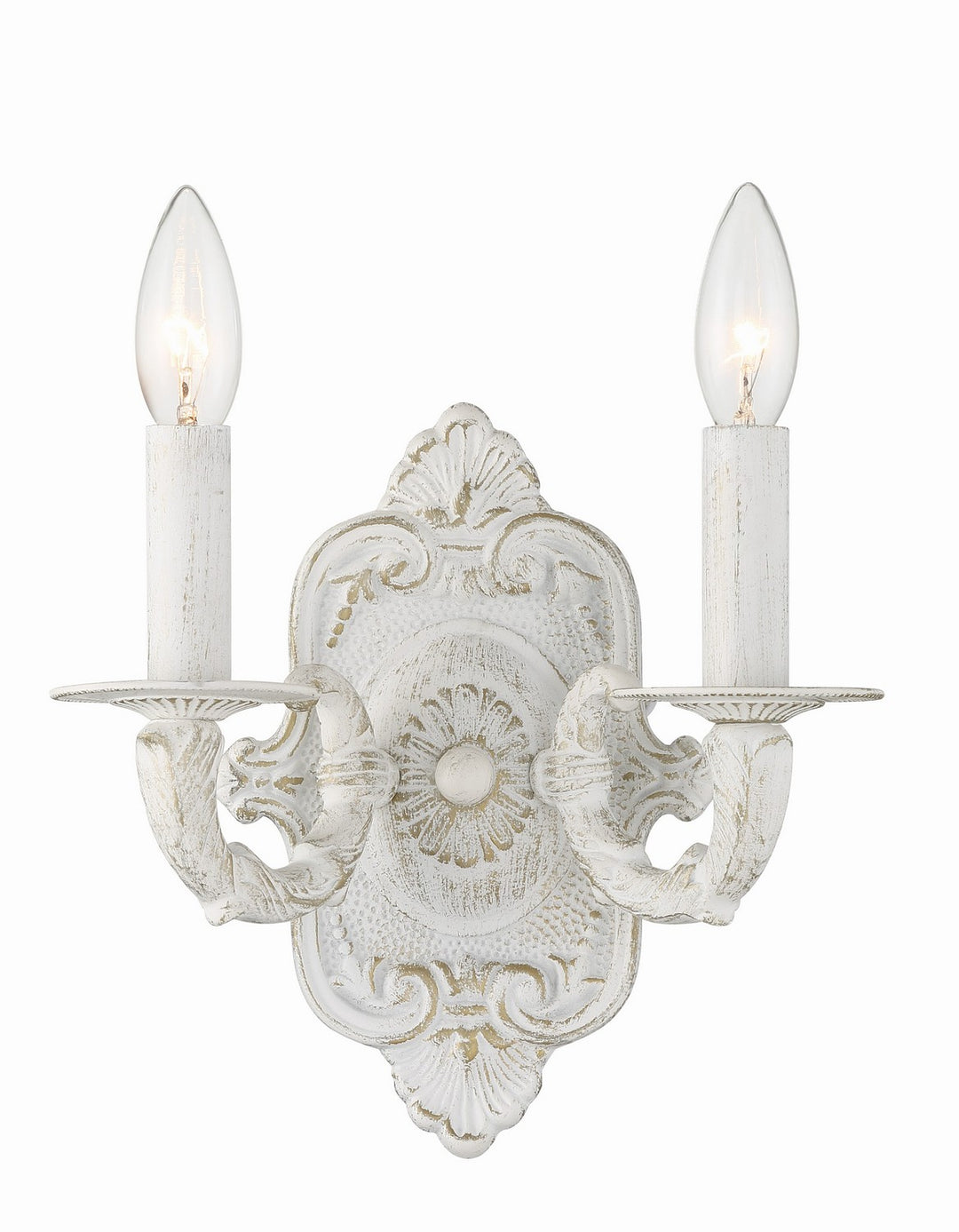 Paris Market Two Light Wall Sconce in Antique White - available from The Lighting Shoppe, trusted by Canadian homeowners