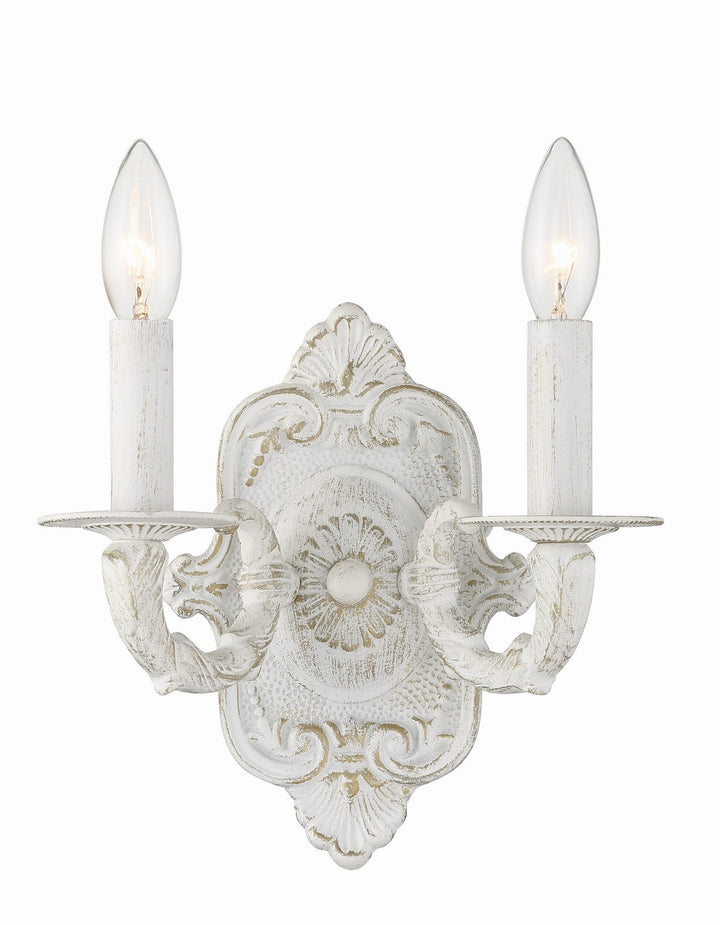 Paris Market Two Light Wall Sconce in Antique White - available from The Lighting Shoppe, trusted by Canadian homeowners