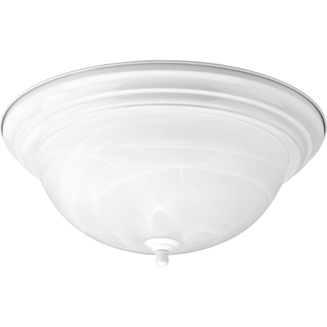 Progress Canada - P3926-30 - Three Light Flush Mount - Dome Glass - Alabaster - White