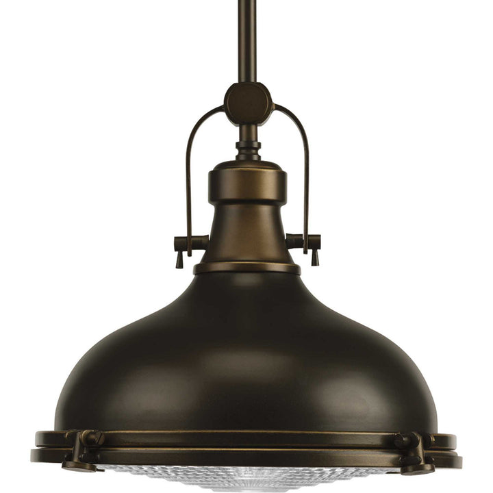Fresnel Pendant One Light Pendant in Oil Rubbed Bronze - available from The Lighting Shoppe, trusted by Canadian homeowners