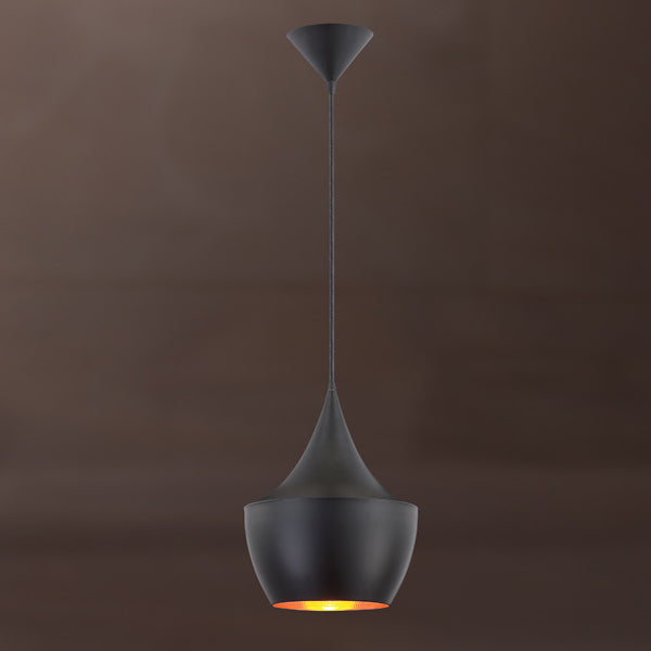 Piquito One Light Pendant in Black - available from The Lighting Shoppe, trusted by Canadian homeowners