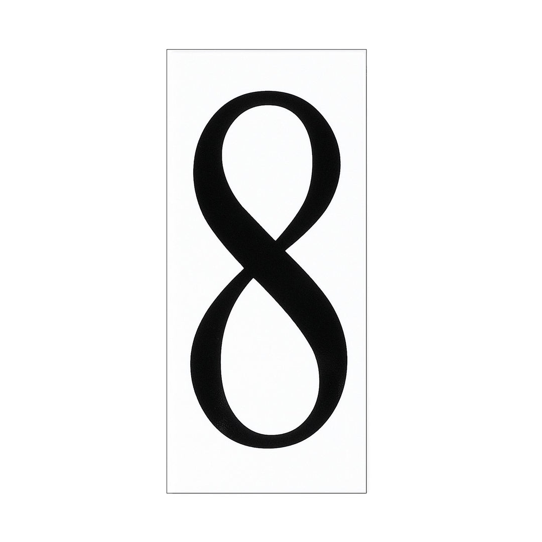 Generation Lighting Canada - 90618-68 - Address Number Tile - Address Light - White Plastic