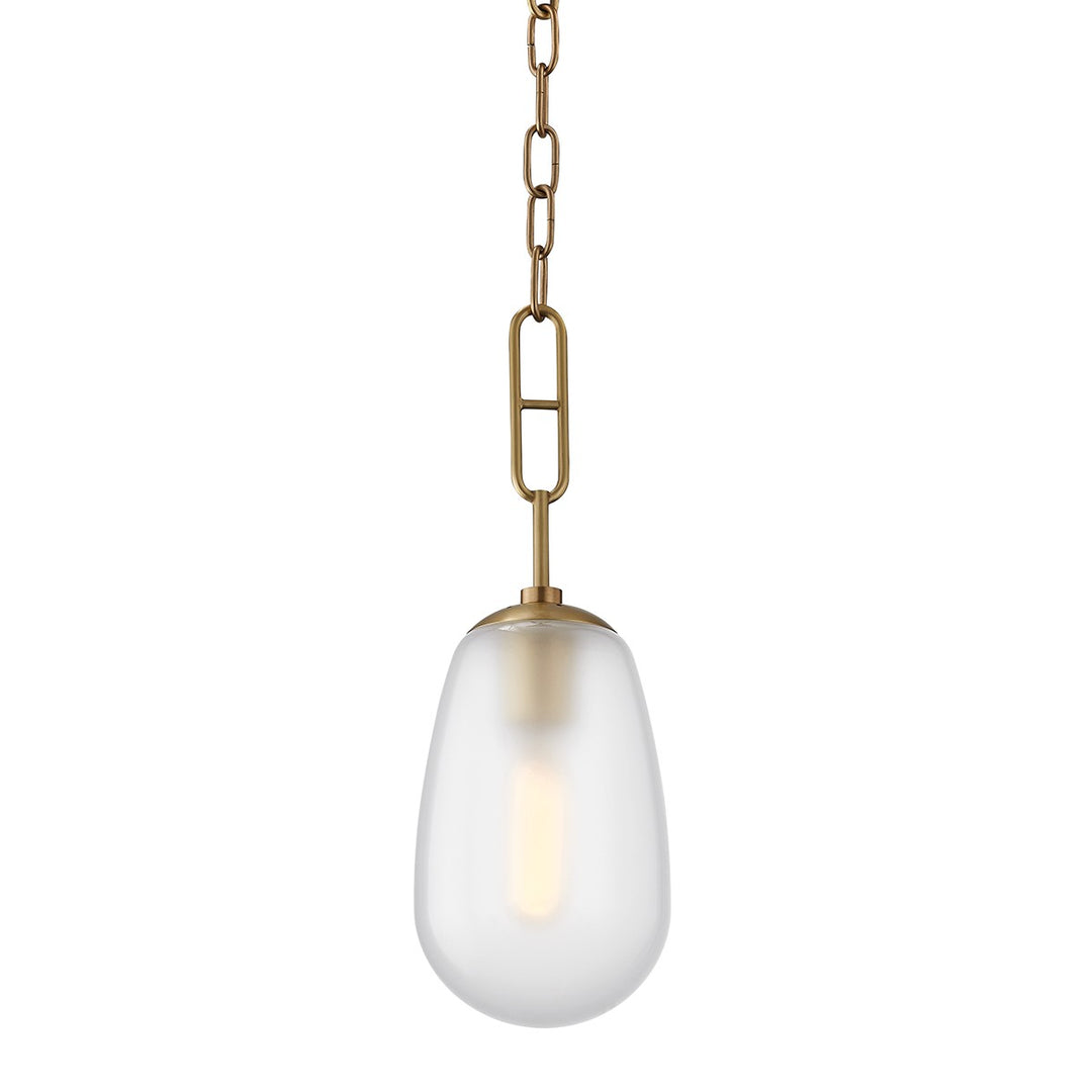 Hudson Valley Canada - 2106-AGB - One Light Pendant - Bruckner - Aged Brass