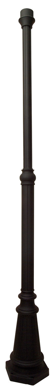 Pad Mounts, Posts 80" Pad Mount Post in Textured Black - available from The Lighting Shoppe, trusted by Canadian homeowners