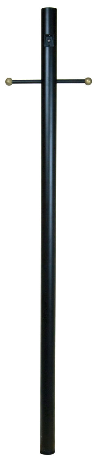Smooth Direct Burial Post in Textured Black - available from The Lighting Shoppe, trusted by Canadian homeowners