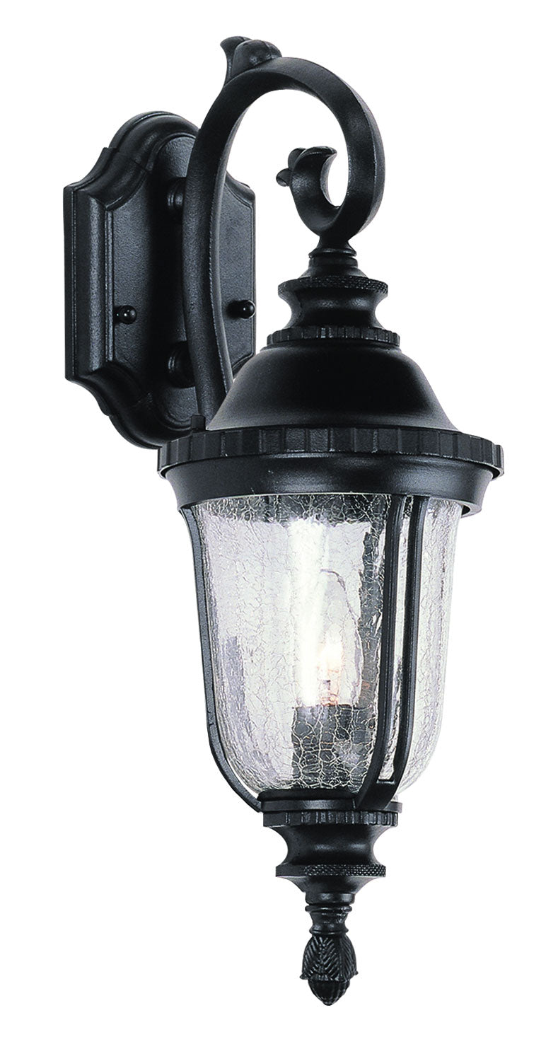 Chessie One Light Wall Lantern in Black - available from The Lighting Shoppe, trusted by Canadian homeowners