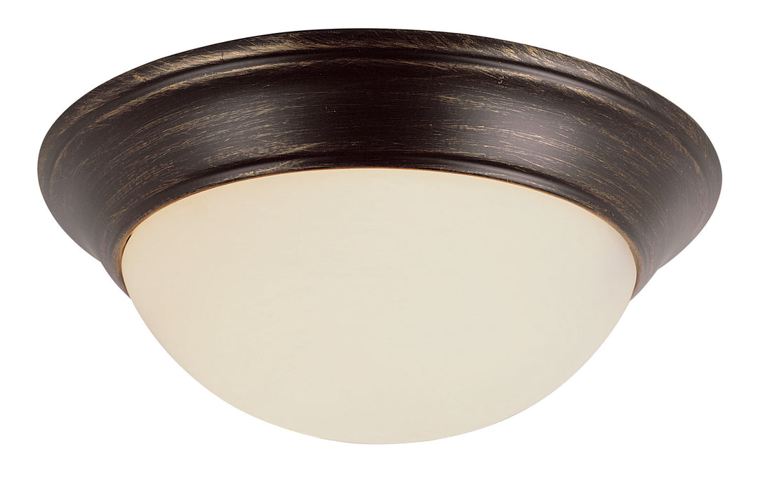 Athena Two Light Flushmount in Rubbed Oil Bronze - available from The Lighting Shoppe, trusted by Canadian homeowners