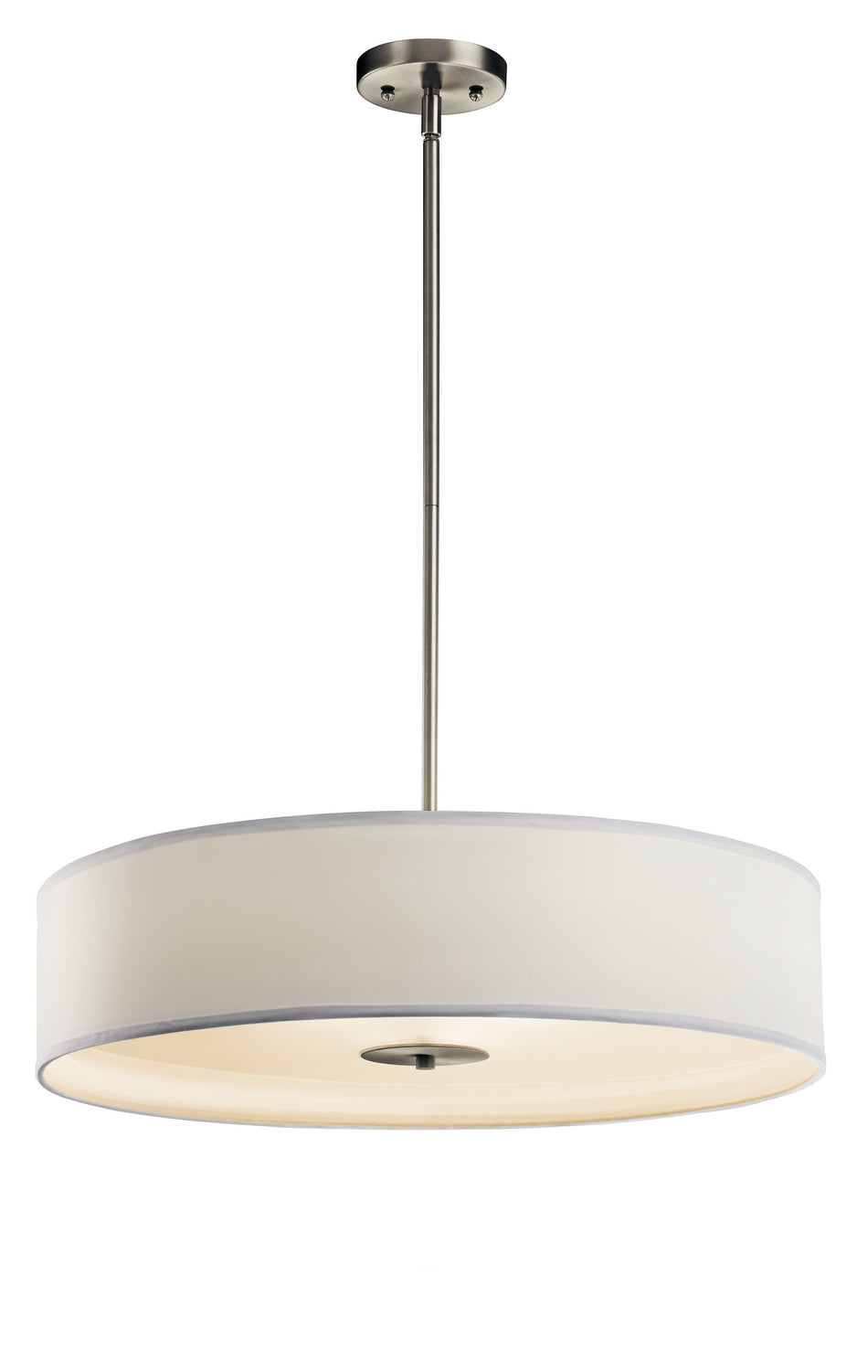 Kichler Canada - 42122NI - Three Light Pendant/Semi Flush - Brushed Nickel