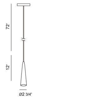 Eurofase Canada - 20444-037 - SLIVER-PEN-12IN-BK - SLIVER - Black