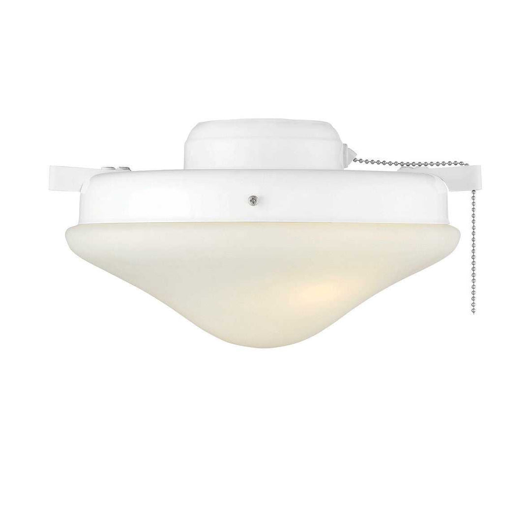 Meridian - M2027WH - Two Light Fan Light Kit - Crimson - White