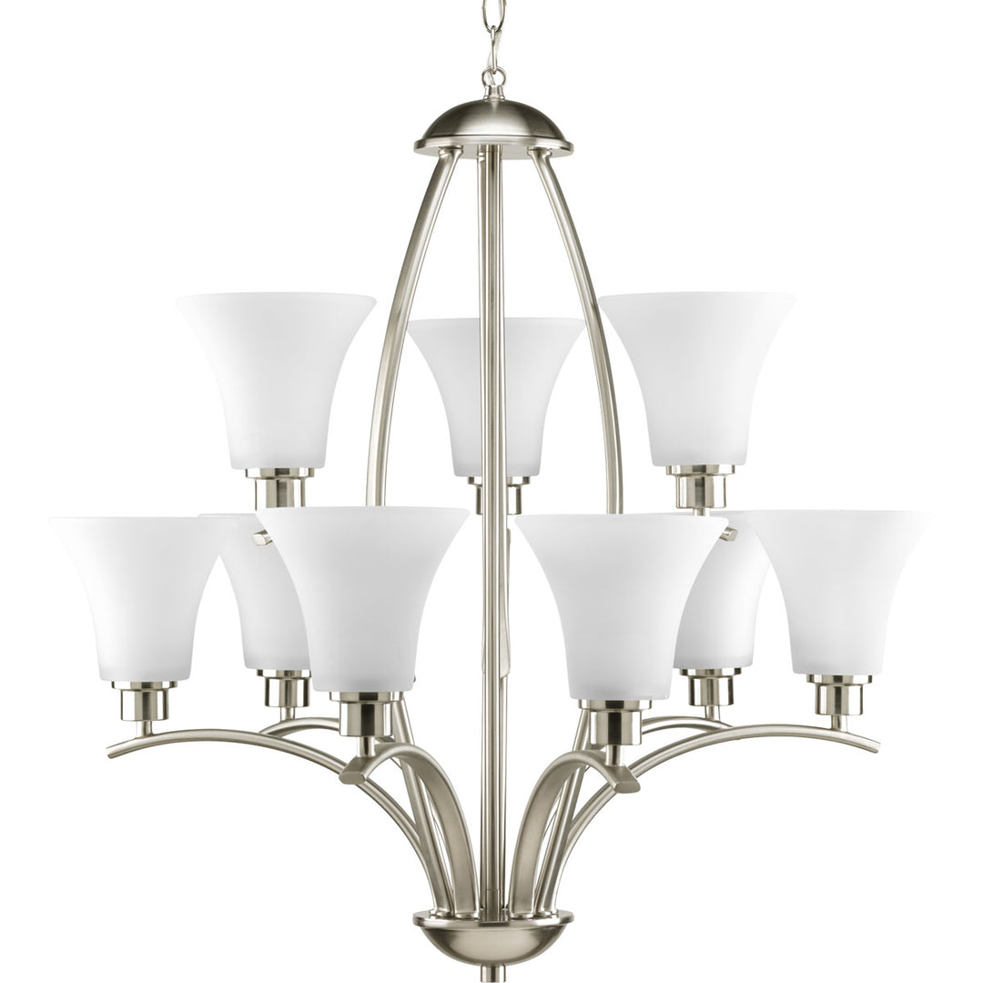 Progress Canada - P4492-09 - Nine Light Chandelier - Joy - Brushed Nickel