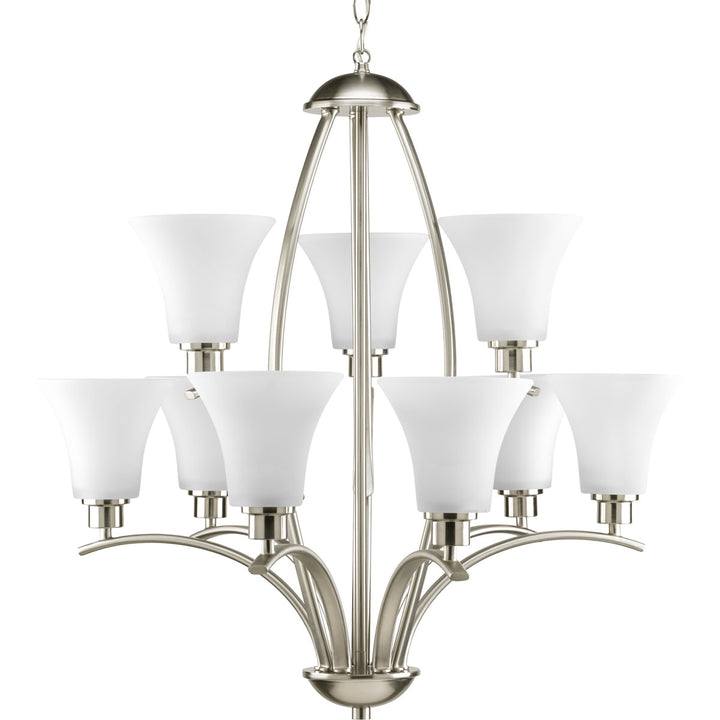 Progress Canada - P4492-09 - Nine Light Chandelier - Joy - Brushed Nickel