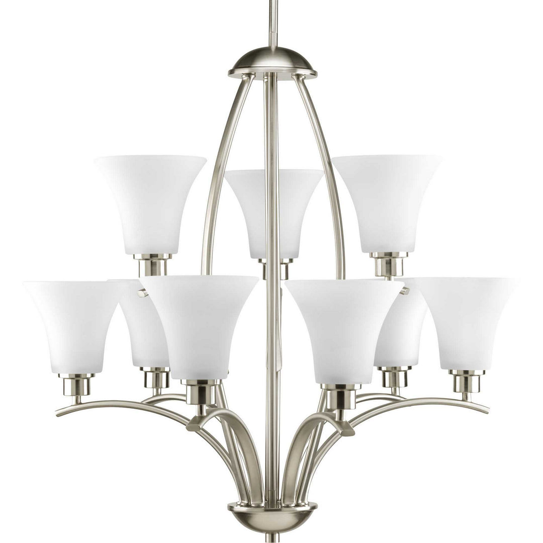 Progress Canada - P4492-09 - Nine Light Chandelier - Joy - Brushed Nickel
