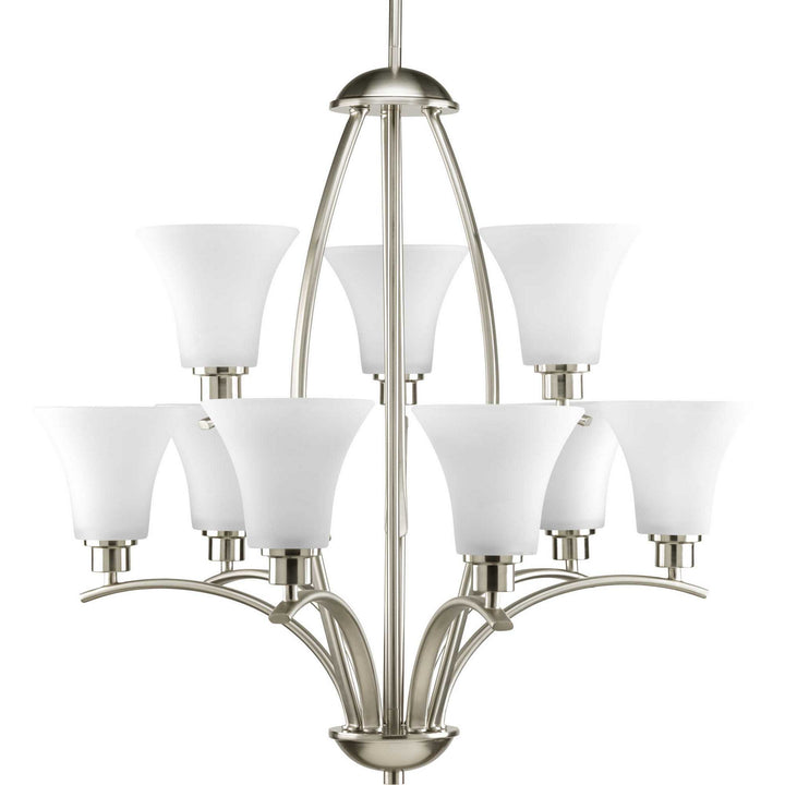 Progress Canada - P4492-09 - Nine Light Chandelier - Joy - Brushed Nickel