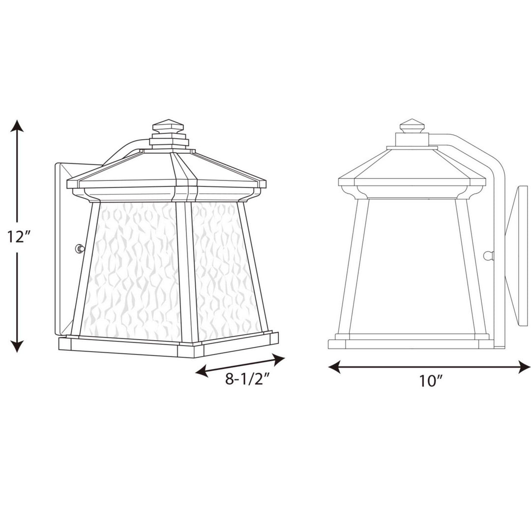 Progress Canada - P5907-31 - One Light Wall Lantern - Mac - Black