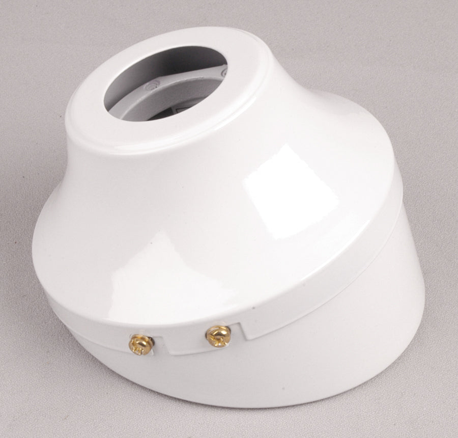 Slope Ceiling Adapter Slope Ceiling Adapter in White - available from The Lighting Shoppe, trusted by Canadian homeowners