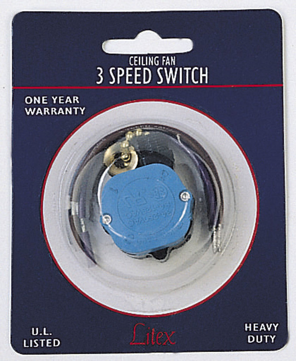 Craftmade Canada - TSS-302 - Dual/Triple Capacitor Switch - Single Capacitor fan Switch - Satin Brass