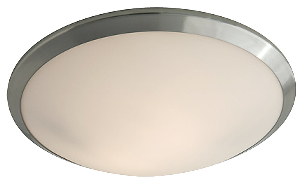 DVI Canada - DVP9040BN-OP - Two Light Flush Mount - Essex - Buffed Nickle And Opal Glass