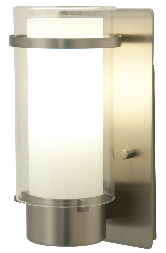 DVI Canada - DVP9062BN-OP - One Light Wall Sconce - Essex - Buffed Nickel w/Half Opal Glass