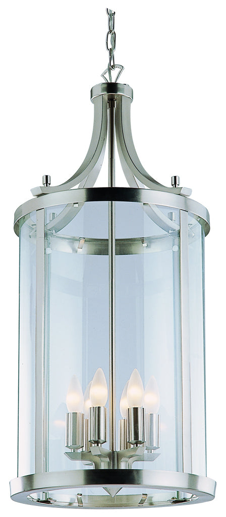 DVI Canada - DVP4411SN - Three Light Foyer Pendant - Niagara - Satin Nickel