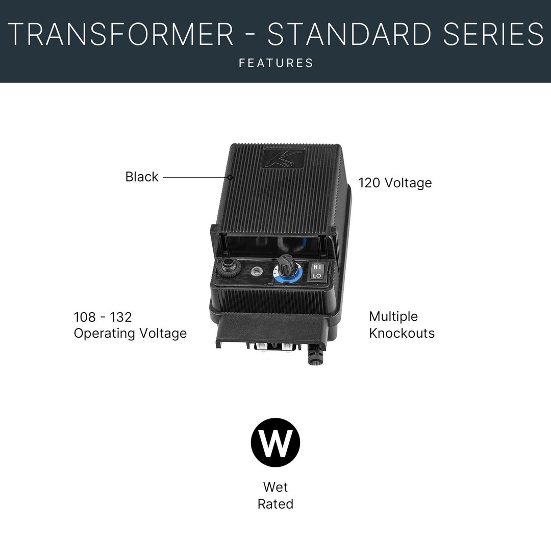 Kichler Canada - 15E60BK - Transformer - Transformer - Standard Series - Black Material (Not Painted)