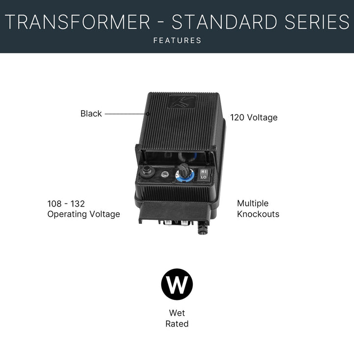 Kichler Canada - 15E60BK - Transformer - Transformer - Standard Series - Black Material (Not Painted)