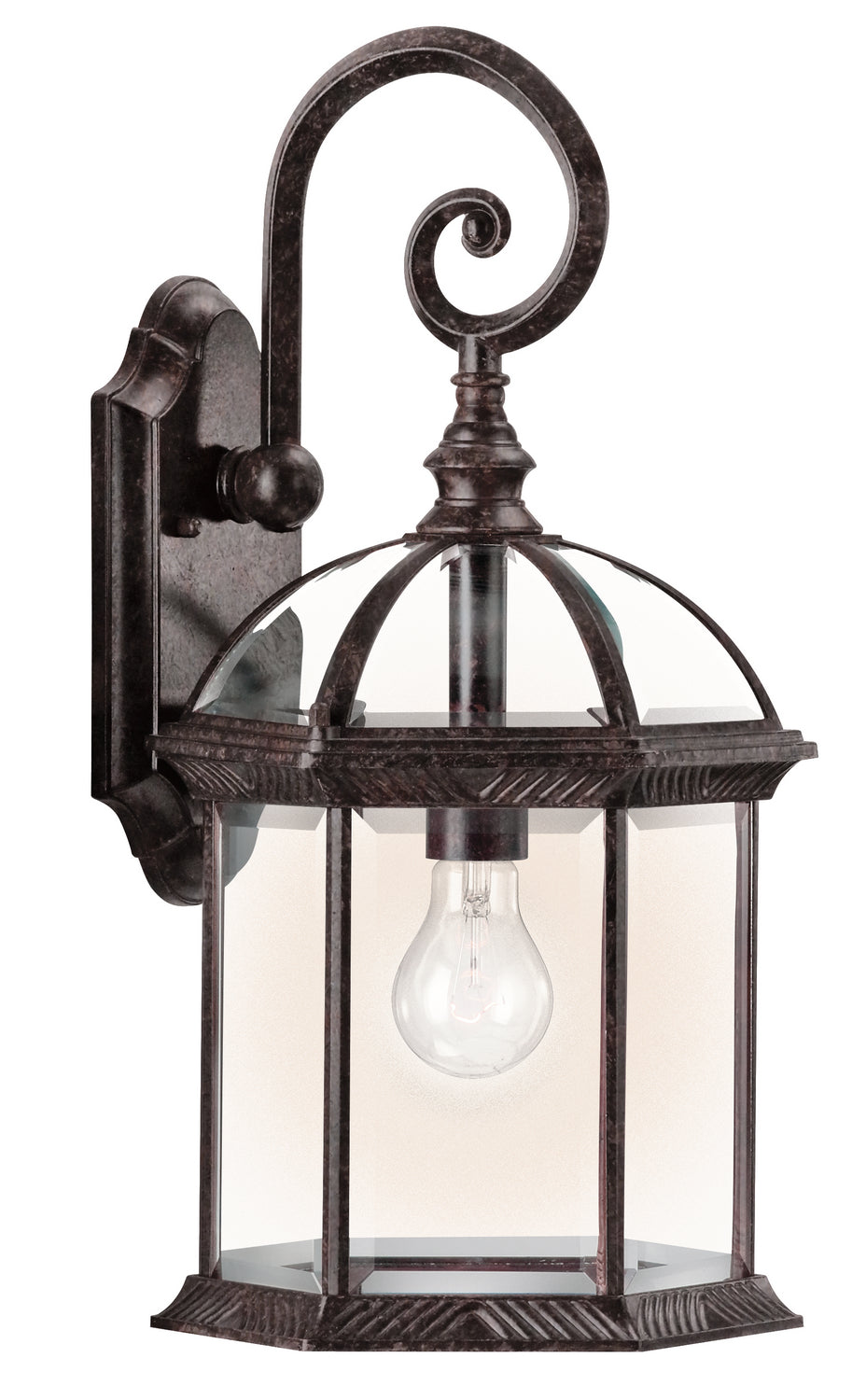 Kichler Canada - 49186TZ - One Light Outdoor Wall Mount - Barrie - Tannery Bronze